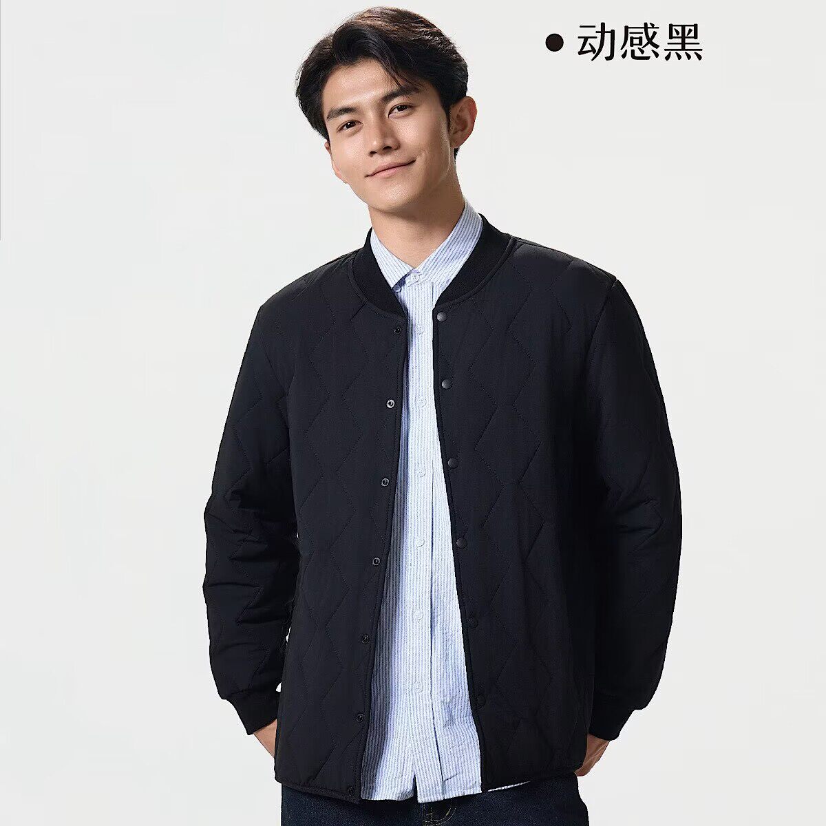 好彩羊毛内外穿棉衣服男装中老年爸爸外套学生校服神器棉袄冬529