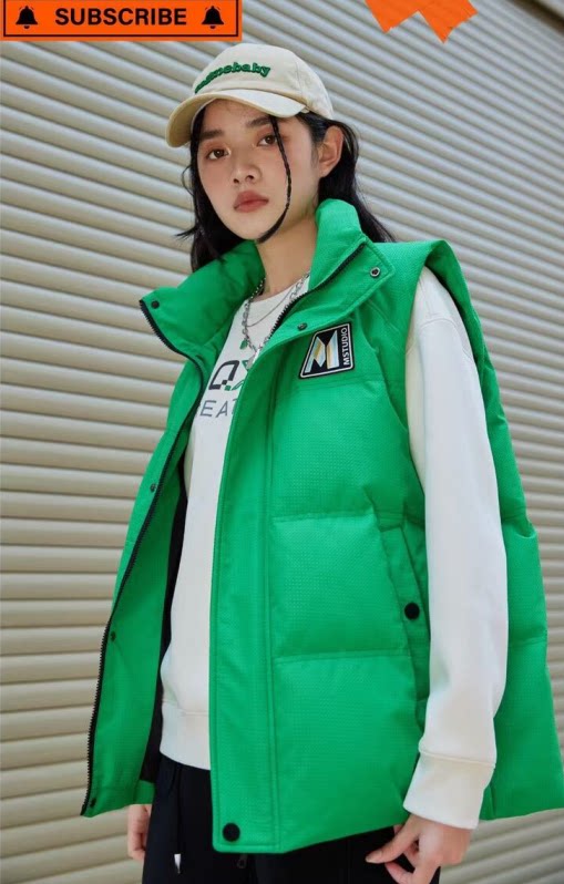 FERF清系秋冬季新款男女羽绒马甲