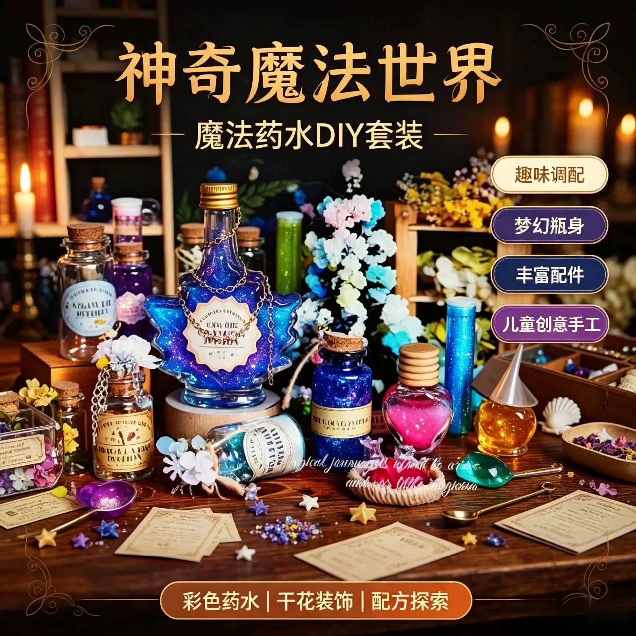小小魔法师儿童创意DIY魔法书