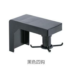 可伸缩旋转门后厨具免打孔墙壁收纳置物架锅铲勺子挂钩厨房挂架KL