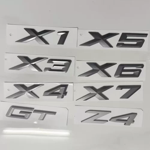 适用于宝马新款X1X2X3X4X5X6X7GTZ4车标后标字标排量标铈灰尾标志