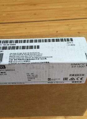 数字输入模块6ES75211BL00/1BL10/1BH00/1BH10/1BH50/1FH000AB0