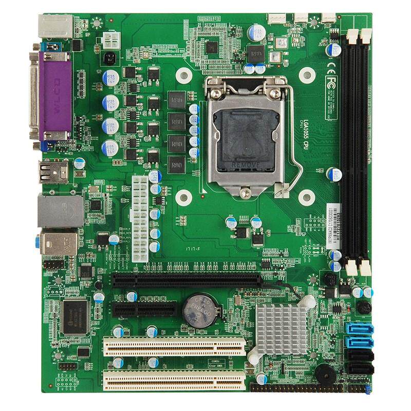 2个pci插槽 2串口 双网口b75芯片组工业级atx母板 lga1155 cpu