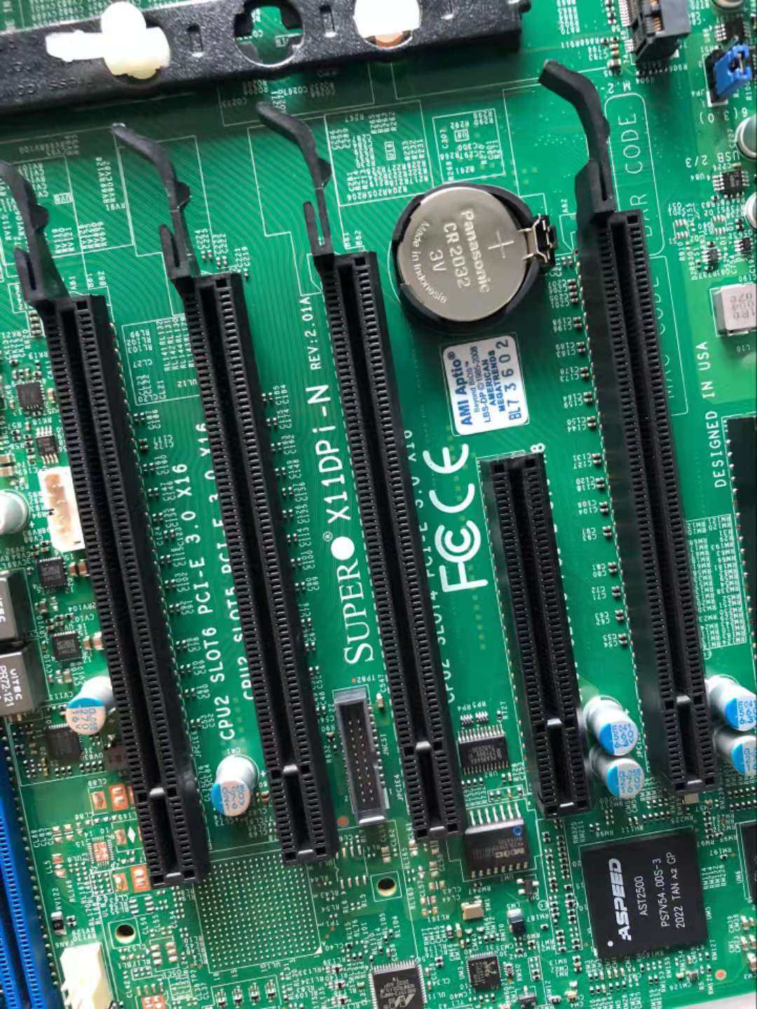 超微x11dpi-n 双路3647服务器工作站主板m.2接口