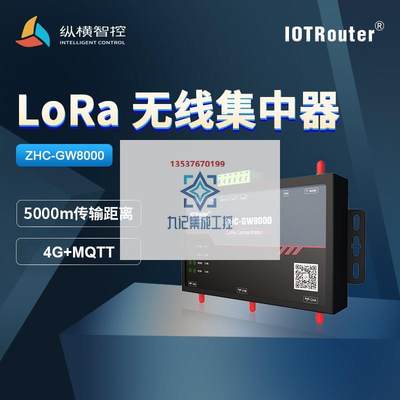 纵横智控lora模块485无线通讯收发数传电台远程射频开关量GW8000