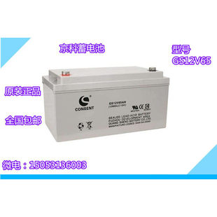 CONSEN光盛蓄电池GS12V65AH免维护12V65AH航船、航海专用电源