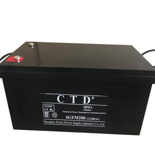 德国CTD蓄电池6FMJ200进口铅晶12V200AH工业机房太阳能设备电源