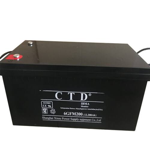 德国CTD蓄电池6FMJ200进口铅晶12V200AH工业机房太阳能设备电源
