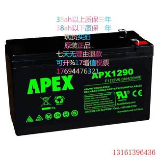 APEX APX1290进口蓄电池 进口铅酸免维护蓄电池