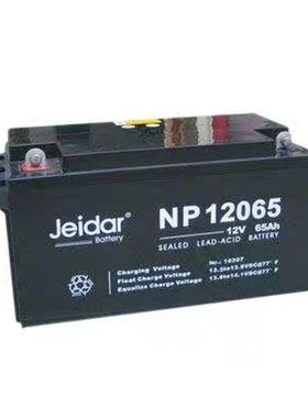 Jeidar捷益达蓄电池12V6H储能NP12065机房通讯UPSEPS直流屏