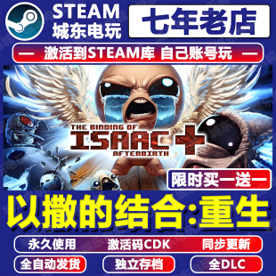 CDKEY入库全DLC忏悔胎衣全球国区游戏 STEAM激活码 以撒 结合重生