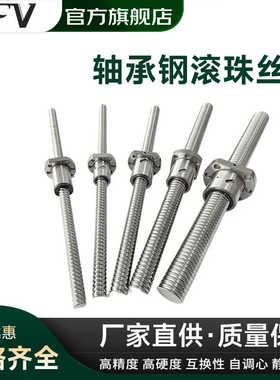 精密滚珠丝杆 SFU1605双螺母单螺母高导程滚珠丝杠套装机床厂家