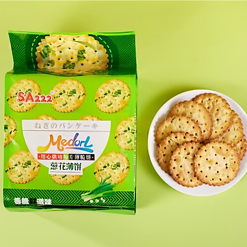 SA222香葱脆饼干葱花饼