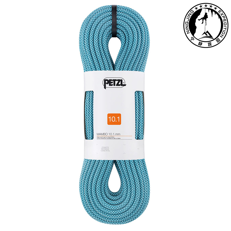 攀索PETZL MAMBO 10.1mm R32登山攀岩大直径岩馆专用单绳动力绳 户外/登山/野营/旅行用品 绳索 原图主图