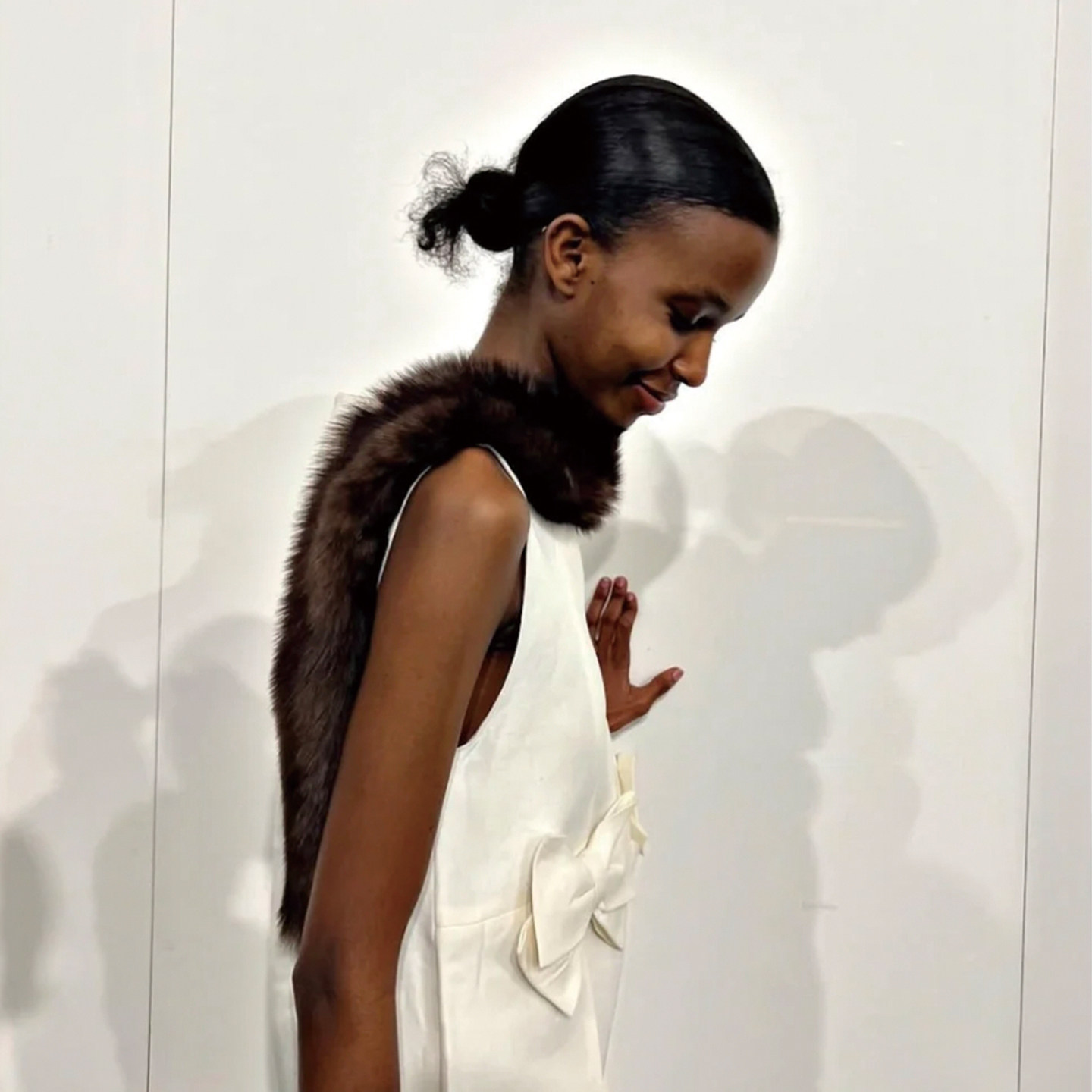 Chinweary冬季围巾狐狸毛长围脖