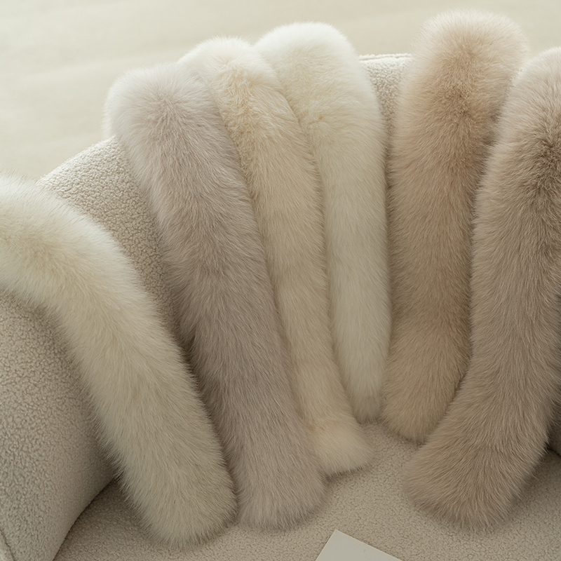 chinweary冬季甜美女纯色毛围脖