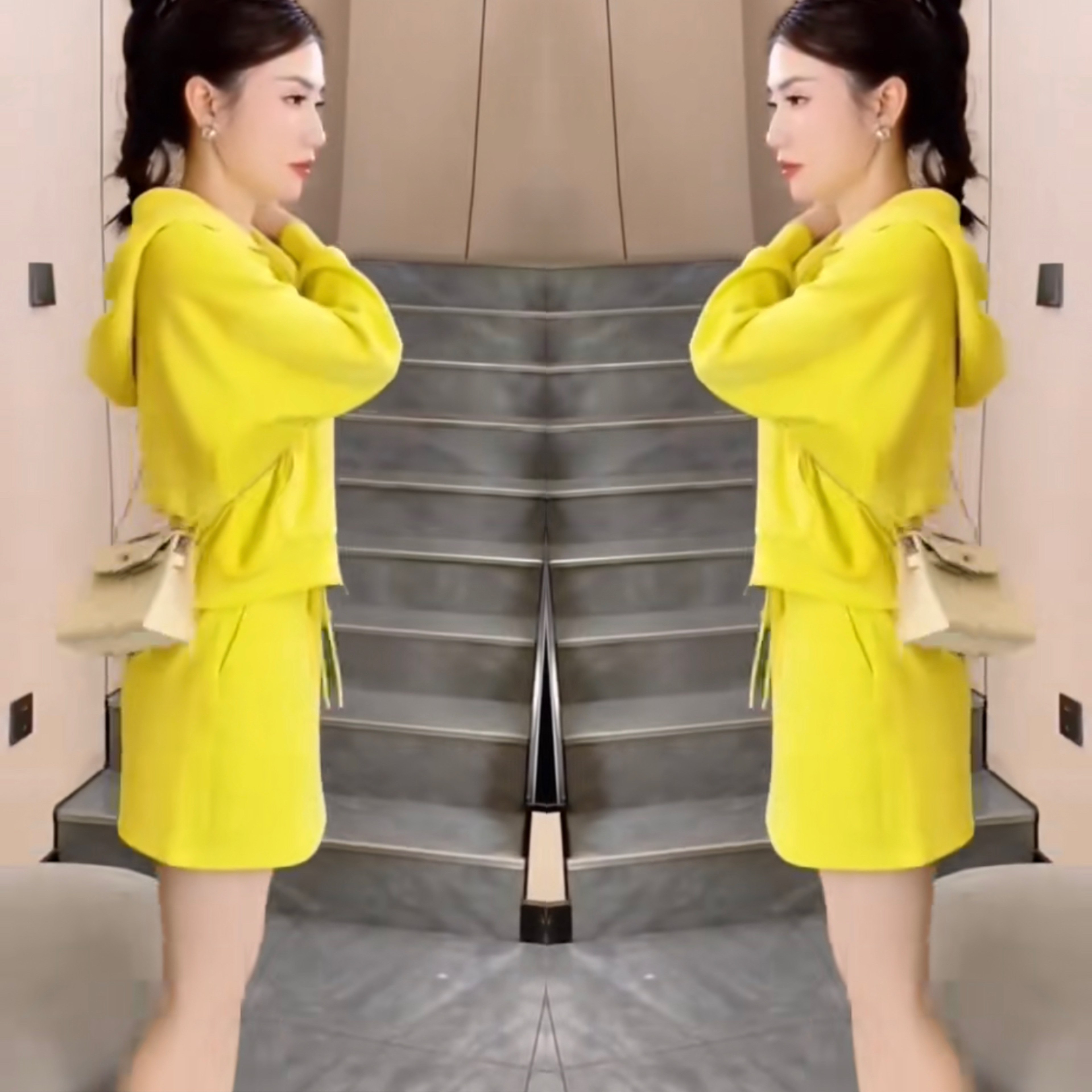 韩系慵懒休闲卫衣套装2026早春新款宽松立领抽绳上衣长裤两件套女,女装/女士精品,上衣,淘宝优惠券,粉丝福利购,淘宝优惠卷