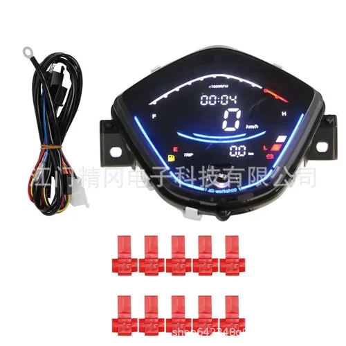 摩托车改装数字LED仪表WAVE-110i
