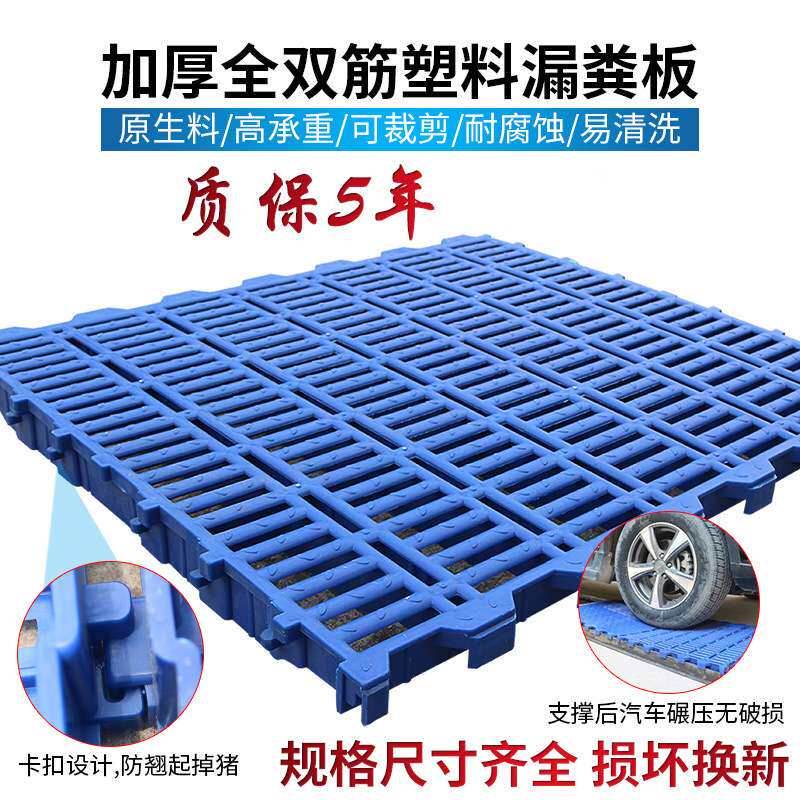 小猪用塑料漏粪板 育肥双筋母猪产床漏粪板保育床接粪板养猪设备