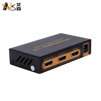 Ask艾森hdmi分配器1进2出分屏器