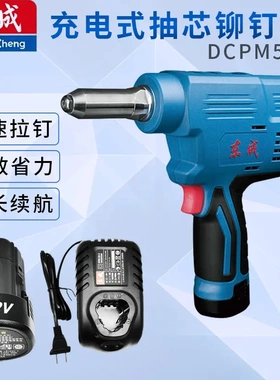 东成工具充电式拉铆枪 抽芯拉铆枪DCPM50E锂电拉铆枪 拉钉枪