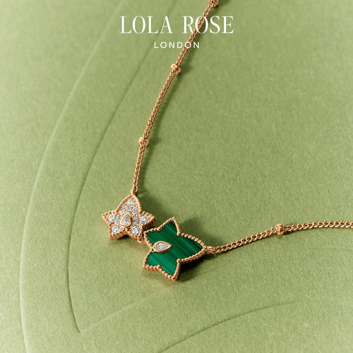 【汤唯同款】Lola Rose罗拉玫瑰常青藤双叶项链女高级生日礼物