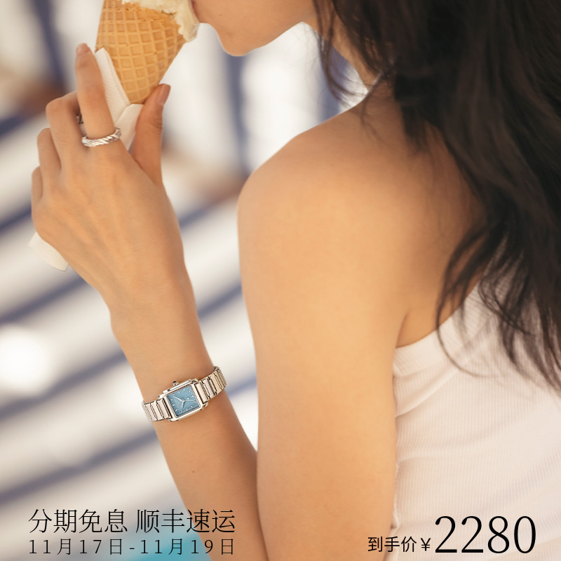 【新品上市】Lola Rose罗拉玫瑰urban城市漫游系列腕表蓝调小方表