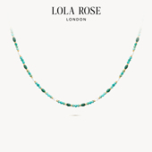 Lola Rose罗拉玫瑰串珠系列绿松石孔雀石项链彩色宝石情人节礼物