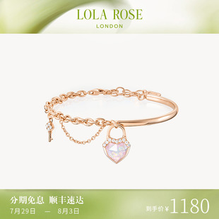 Rose羅拉玫瑰心鎖系列手鏈女輕奢小眾新款 Lola 輕奢生日禮物