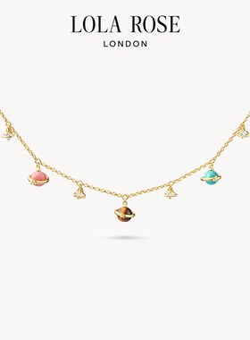 Lola Rose罗拉玫瑰日心说星球项链女款高级时尚新款轻奢生日礼物