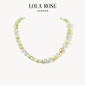 Lola 小众情人节礼物 爆款 Rose罗拉玫瑰串珠系列方糖项链女款 新款