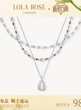Lola Rose罗拉玫瑰秋冬新品光迹系列猫眼项链女轻奢礼物