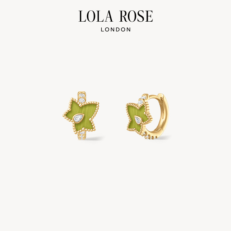 【AHALOLO合作联名款】Lola Rose罗拉玫瑰常青藤耳饰耳环小众时尚,饰品/流行首饰/时尚饰品新,耳钉,淘宝优惠券,粉丝福利购,淘宝优惠卷