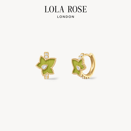 【AHALOLO合作联名款】Lola Rose罗拉玫瑰常青藤耳饰耳环小众时尚