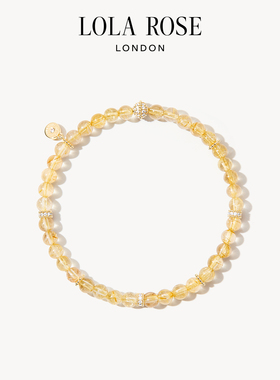 [秋上新]Lola Rose罗拉玫瑰秋冬新品日心说系列金发晶手链礼物