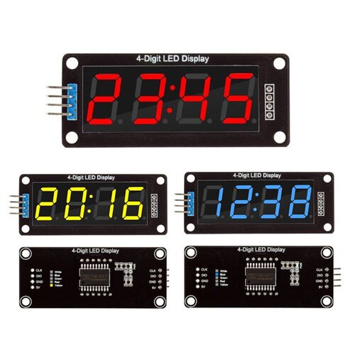 TM16370.56寸四位七段时钟模块