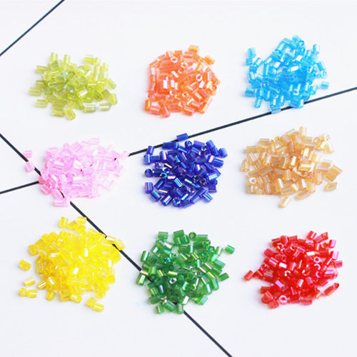 饰品配件鞋包七彩玻璃手工串珠