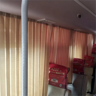 包邮金龙宇通公交客车大巴校车货车考斯特中巴挖吊机折叠遮阳窗帘