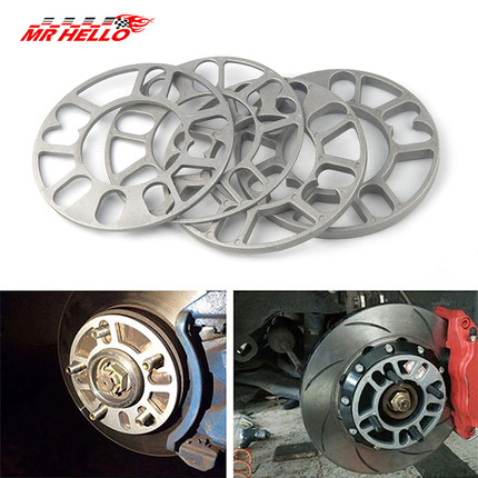 汽车轮毂法兰盘改装通用ET调整加宽垫片适合4孔/5孔3/5/6/8mm