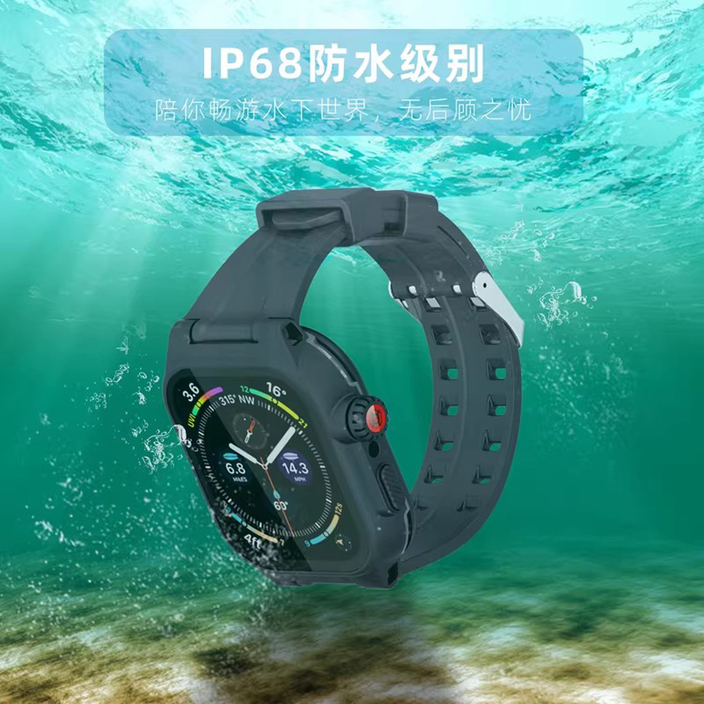 适用苹果S11/S10/s9/S8/7/6/5/4/3/se手表