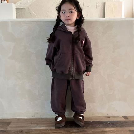 女童春秋套装儿童2025新款薄款时尚连帽卫衣外套宝宝超好看长裤潮