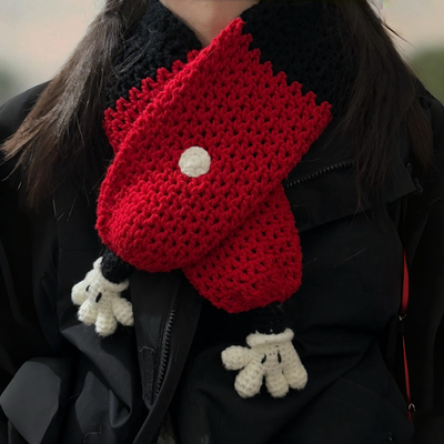 手工编织围巾秋冬保暖