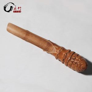 冰竹  老竹根竹制茶勺茶匙竹制工艺勺子紫竹本色勺子竹制品