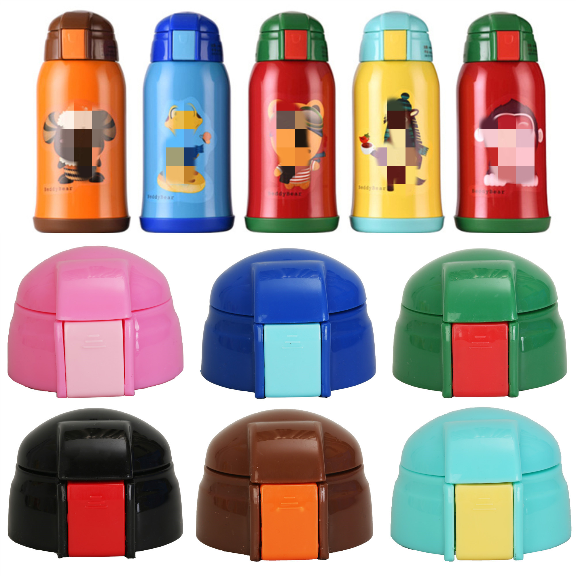 杯具熊儿童配件通用手柄内塞杯盖