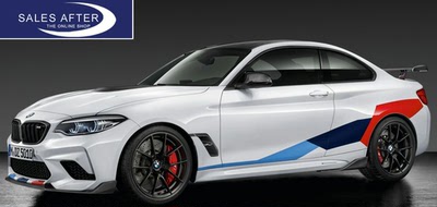 BMW宝马原厂 M2F87雷霆版 COMPETITION 前杠加车身贴纸 M P三色贴