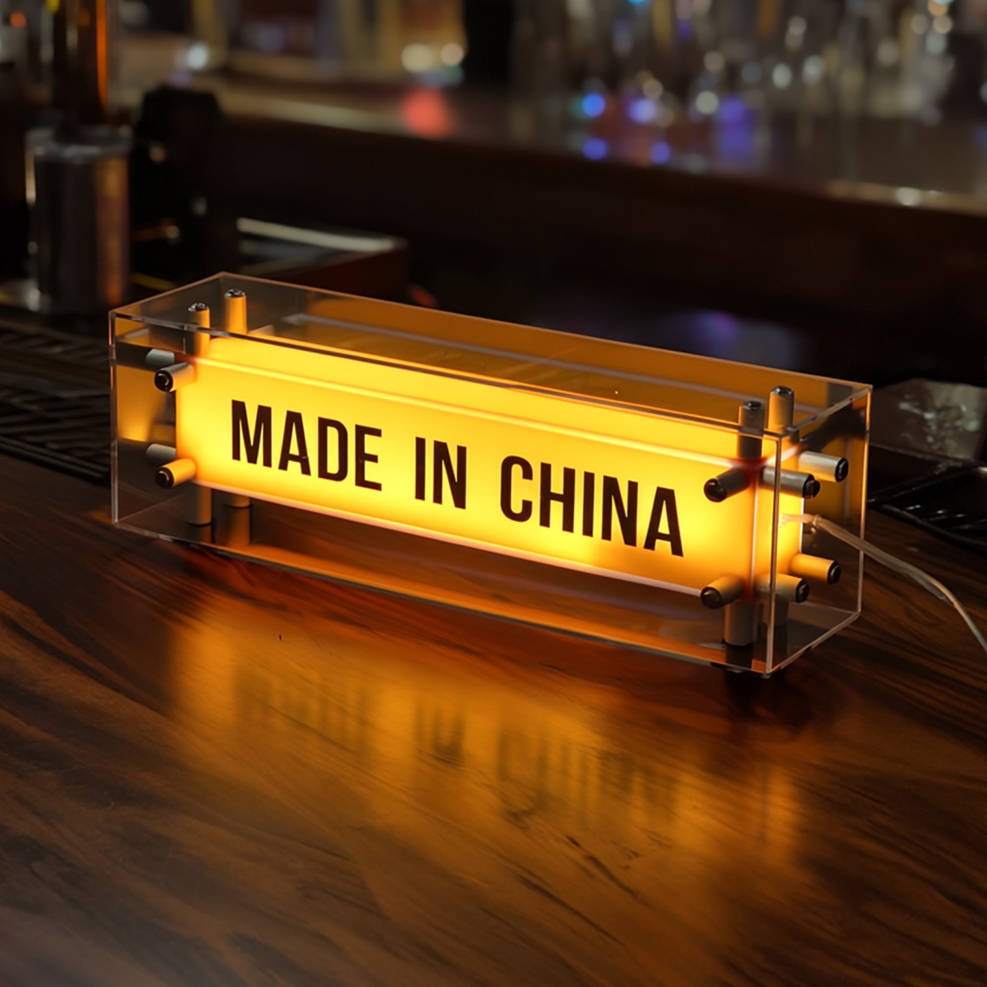 双层亚克力组装灯箱广告牌图片
