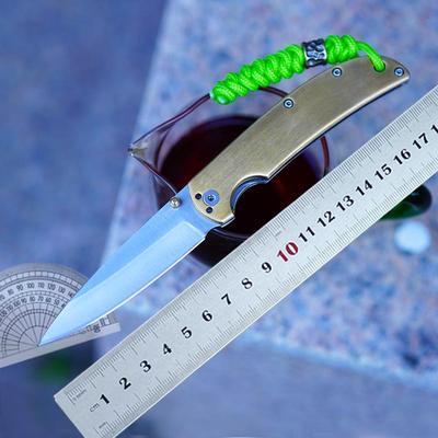 黄铜手柄实用款口袋刀折刀