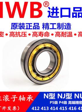 HWB轴承N NJ NU 412 413 414 415 416 417 418EM E ECM进口/P5 C3