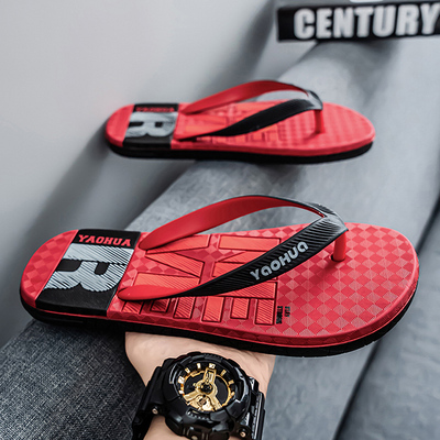 休闲透气外穿软底人字拖鞋