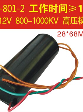 6-12V脉冲高压包逆变器直流高压模块 电弧发生器  800-1000KV线圈
